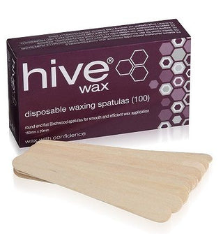 Hive Wax Disposable Waxing Spatulas(100)