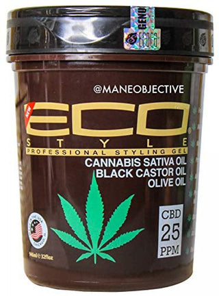 ECO STYLER CANNABIS SATIVA OIL BLACK CASTOR OIL OLIVE OIL 946ML/32OZ