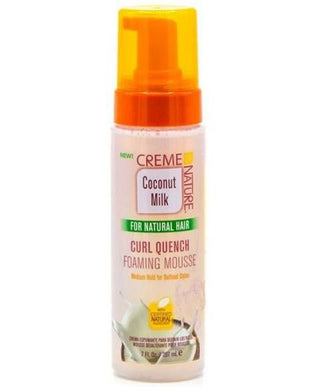 Creme of Nature COCONUT MILK Curl Quenching mousse 7.oz/207ml