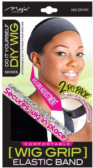 Magic Collection Wig Grip Elastic Band Black DIY011