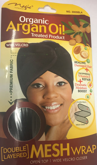 Magic Collection Organic Argan Oil Mesh Wrap - 3005BLA