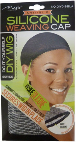 Magic Collection Anti-Slip Silicone Weaving Cap - DIY018BLA