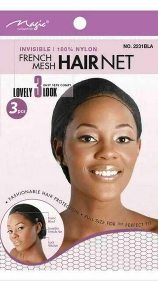 Magic Collection French Mesh Hair Net - 2231BLA