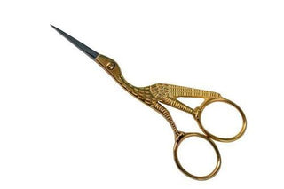 La Beaute Stork Scissors Half Gold 670-00