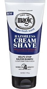 MAGIC RAZORLESS CREAM SHAVE REGULAR STRENGTH 170G/6OZ
