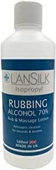 Lansilk Isopropyl Rubbing Alcohol 70% Rub & Massage Lotion 500ml