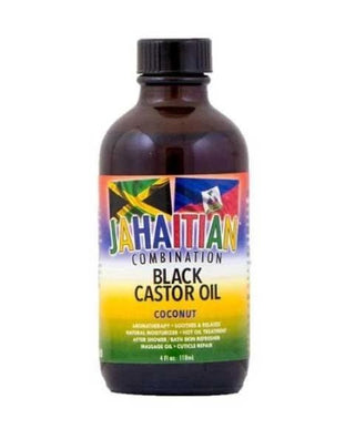 Jahaitian Combination Black Castor Oil COCONUT 4oz/118ml