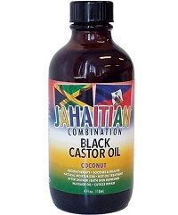 Jahaitian Combination Black Castor Oil Coconut 8oz/236ml