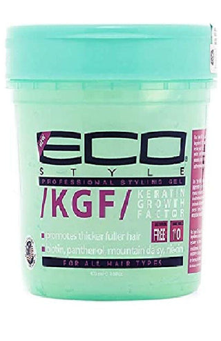 Eco Style Professional Styling Gel KGF Keratin Growth Factor 16oz/473ml
