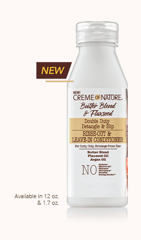 Creme of Nature Double Duty Detangle & Slip Rinse Out & Leave-in-conditioner 12fl.oz/355ml