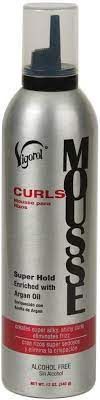 Vigorol Curls Mousse Para Rizos Super Hold Enriched With Argon Oil 354 ML/12 oz.
