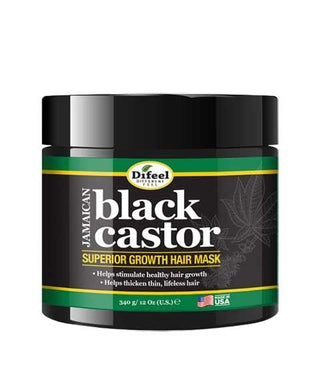 Difeel Jamaican Black Caster Oil Superior Growth Hair Mask-340 gm/12 oz