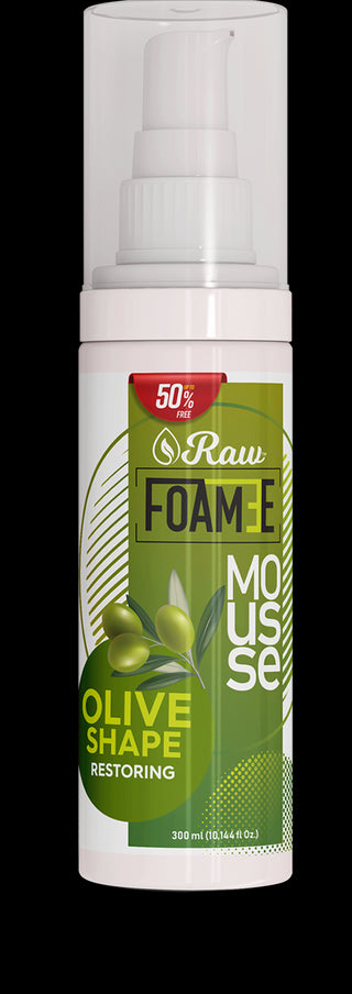 RAW Foame Mousse Olive Shape Restoring-300ml/10.144 fl.oz