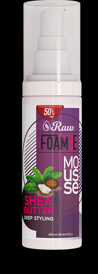 RAW Foame Mousse Shea Butter Deep Styling-300ml/10.144 fl.oz