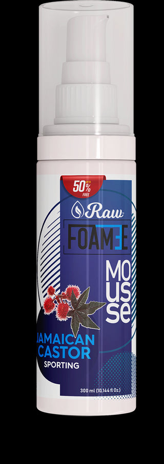 RAW Foame Mousse Jamaican Castor Sporting -300ml/10.144 fl.oz