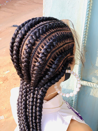 Lace Front Braiding Long Braid