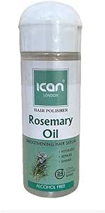 ICAN London Hair Polisher Rosemary Oil Smoothening Hair Serum -207ml/7 fl.oz