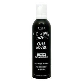 EBIN Curl & Twist Xtreme Curl Volumizing Mousse-354ml/12.49 fl.oz