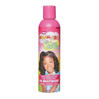 African Pride Dream Kids Olive Miracle Anti-Breakage Detangling Oil Moisturizer 236ML/8OZ