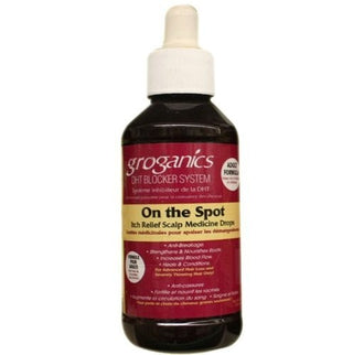 GROGANICS ON THE SPOT ITCH RELIEF SCALP MEDICINE DROPS 120ML/4OZ