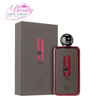 9PM Rebel Eau de Parfum by Afnan – 100ml Fruity, Woody & Amber Unisex Perfume
