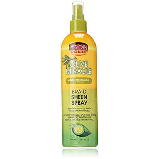 African Pride Olive  Miracle Braid Sheen Spray 355ml/12oz