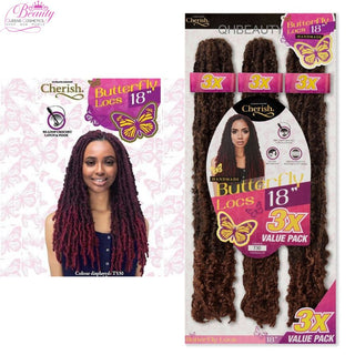 Cherish Pre-Looped Crochet Hair - BUTTERFLY LOCS 18”