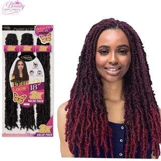 Cherish Pre-Looped Crochet Hair - BUTTERFLY LOCS 3 X 18”