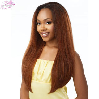 Outre Converti-Cap Afro Texture Straight Half Wig - SLAYCATION 26”