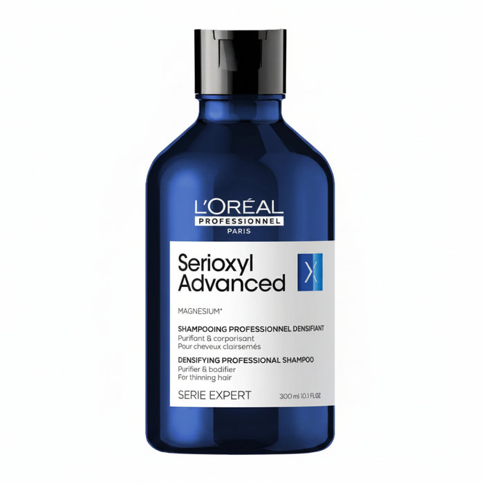 L'Oréal Professionnel Serioxyl Advanced Densifying Purifier and Bodifier Shampoo 300ml for thinning hair and volume enhancement
