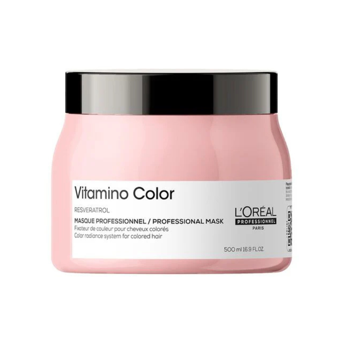 LOréal Professionnel Vitamino Color Mask 500ml for color treated hair nourishment and shine