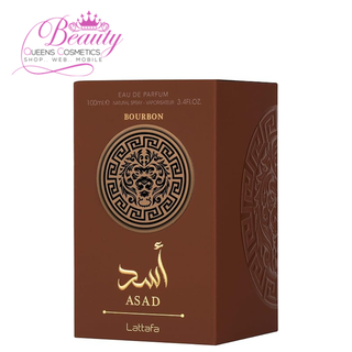 Lattafa Asad Bourbon Eau de Parfum– 100ml  Warm, Spicy & Sophisticated Unisex Perfume