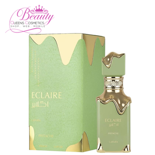Lattafa Éclaire Pistache Eau de Parfum – 100ml , Creamy, Nutty & Sweet Gourmand Perfume for Women