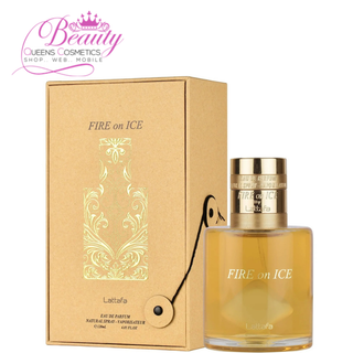 Lattafa Fire On Ice Eau de Parfum 120ml- Warm, Sweet & Woody Unisex Fragrance