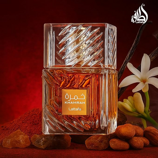 Lattafa Khamrah Eau de Parfum 100ml-  Warm Spicy Vanilla & Amber Unisex Fragrance