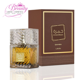 Lattafa Khamrah Qahwa Eau de Parfum 100ml- Coffee, Vanilla & Spicy Unisex Fragrance