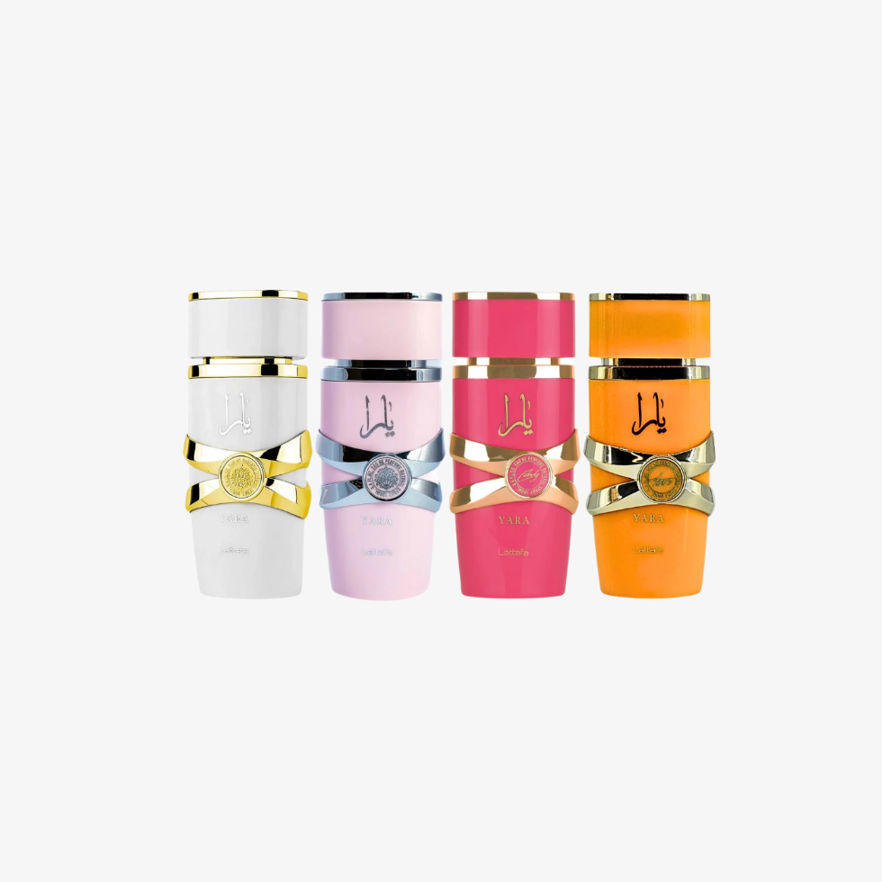 Lattafa Yara Mini Collection 4x5ml EDP | Pink, Candy, Tous & Moi