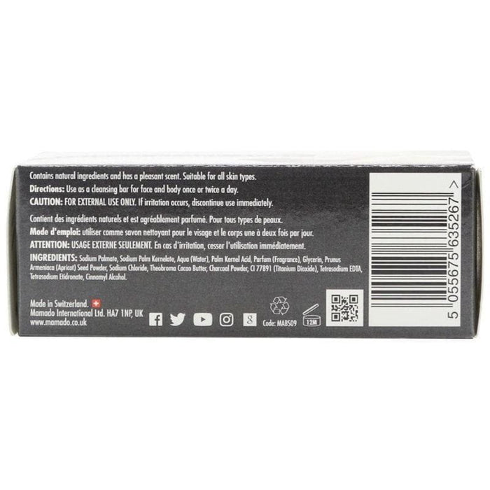 Mamado african black soap with cocoa butter 200g deep cleansing and moisturizing soap for soft smooth and healthy skin