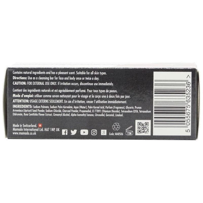 Mamado african black soap with rose 200g gentle nourishing skin care soap for soft smooth and healthy glowing skin