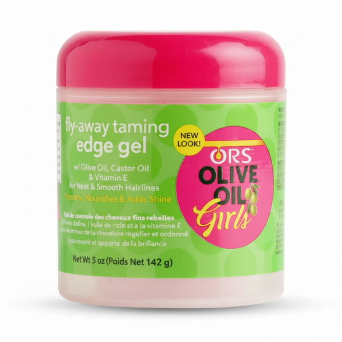 ors olive oil girls edge gel 142g for smoothing flyaways and controlling edges with shine