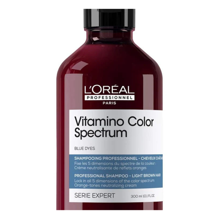 L'Oréal Professionnel Vitamino Color Spectrum Blue Shampoo 300ml | Anti-Orange Tone Care
