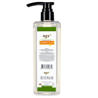 Agor Organic Castile Soap with organic oil & vegan friendly-500 ml