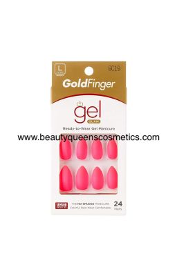 Gold Finger Gel Glam 24 Nails