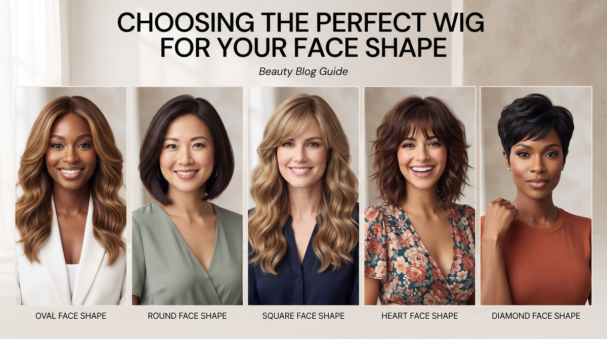 How to Choose the Perfect Wig for Your Face Shape | Wig Buying Guide UK