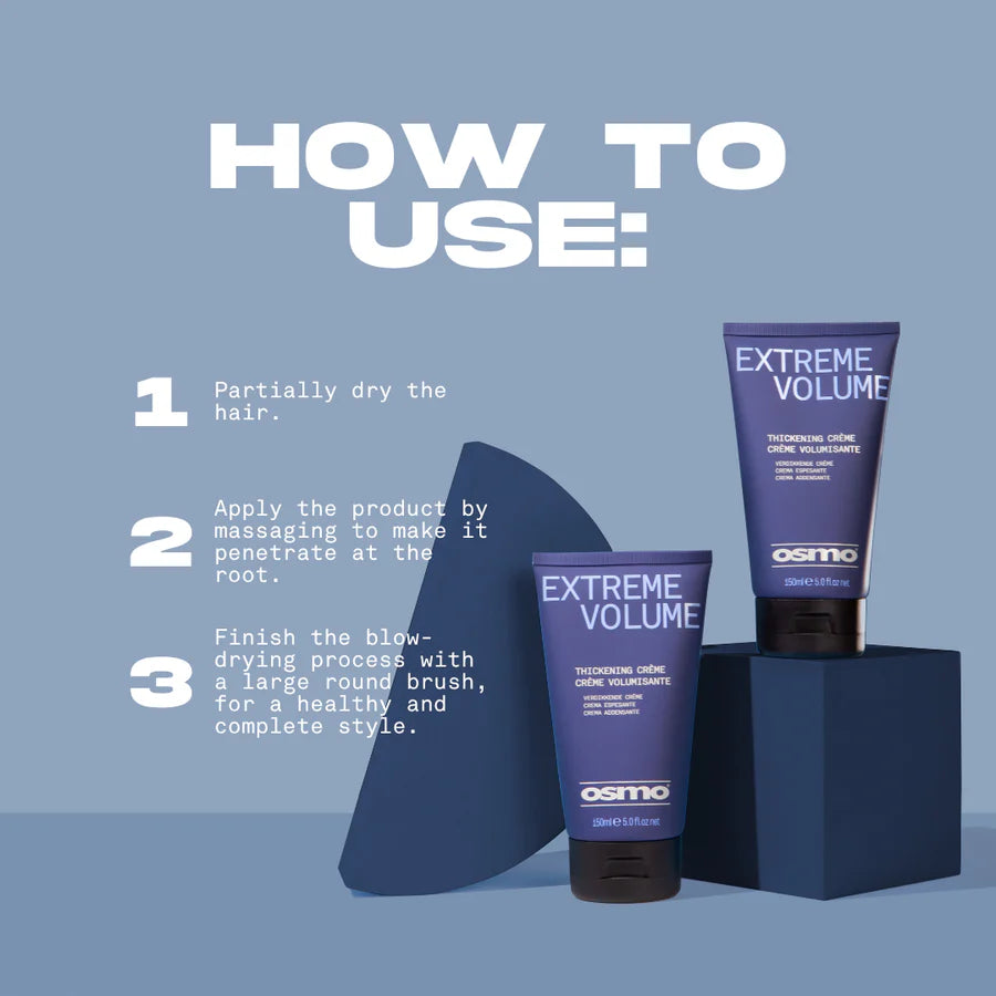 Osmo Extreme Volume Thickening Creme 150ml | Hair Volume & Body Boost