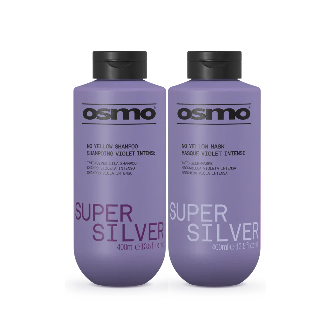Osmo Super Silver Shampoo & Mask Duo 2x400ml | Blonde Hair Toning Set