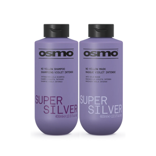 Osmo Super Silver Shampoo & Mask Duo 2x400ml | Blonde Hair Toning Set