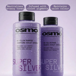Osmo Super Silver Shampoo & Mask Duo 2x400ml | Blonde Hair Toning Set
