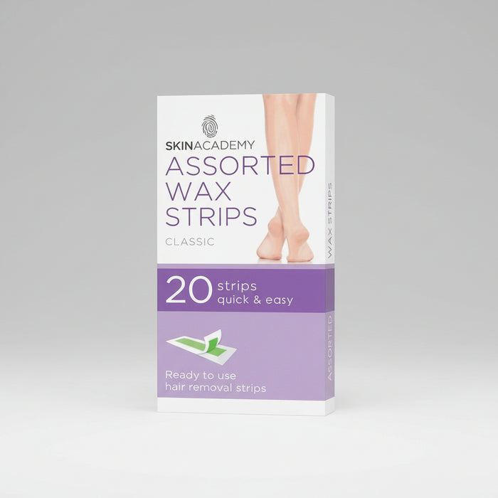 Bandes de cire assorties assez lisses - 20 applications