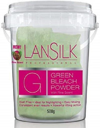 Lansilk Green  Bleach Powder With Pine Scent 500g
